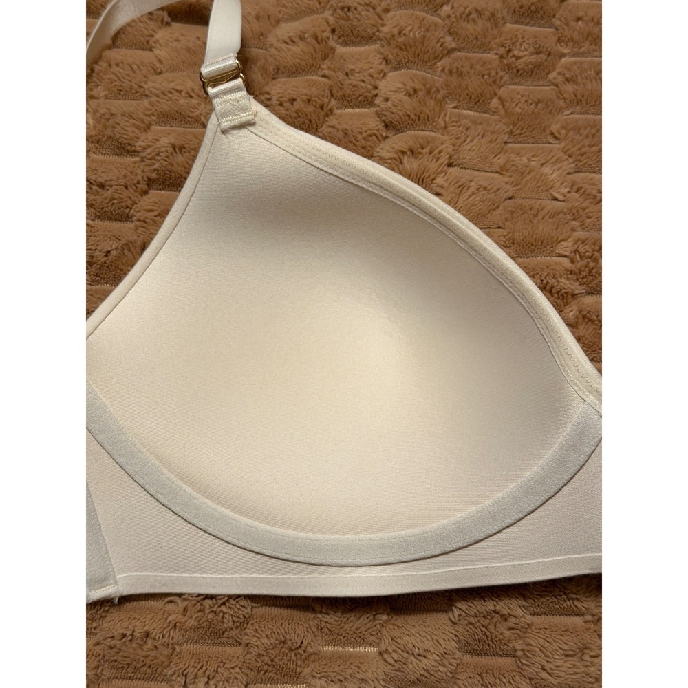 ThirdLove 24/7 Pima Cotton Wireless Bra Bone Off White 34D Comfort Everyday - Picture 4 of 7